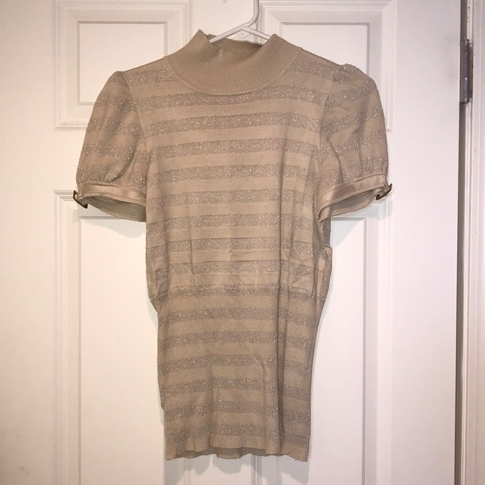 Express Gold Sparkly Sweater!